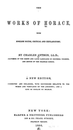 The works of Horace