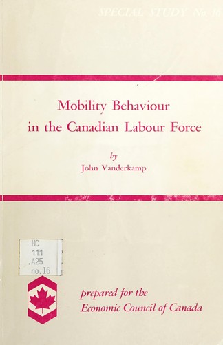 Mobility behaviour in the Canadian labour force.