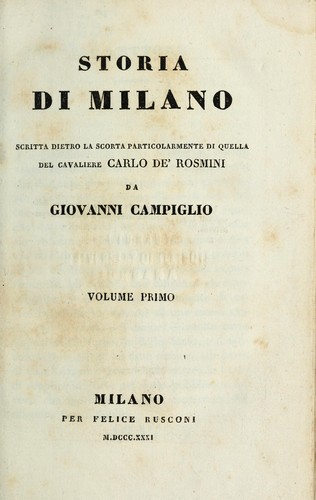 Storia di Milano