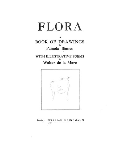 Flora, a book of drawings