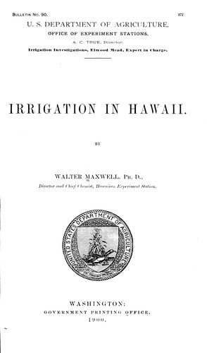 Irrigation in Hawaii