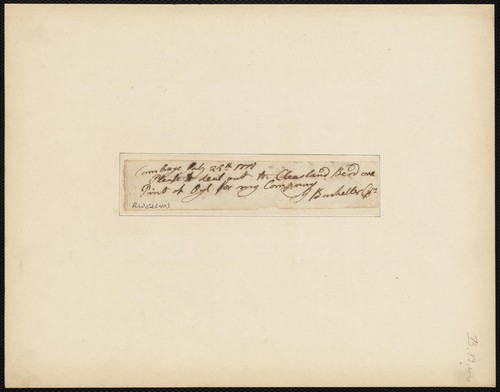 Order for military stores