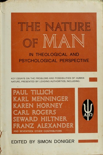 The nature of man in theological and psychological perspective