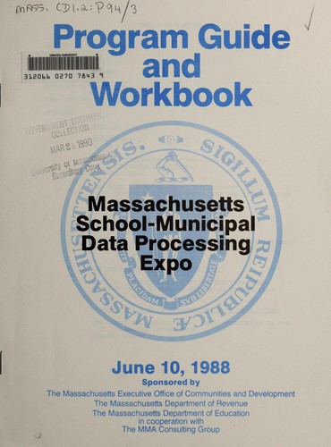 Massachusetts school-municipal data processing expo