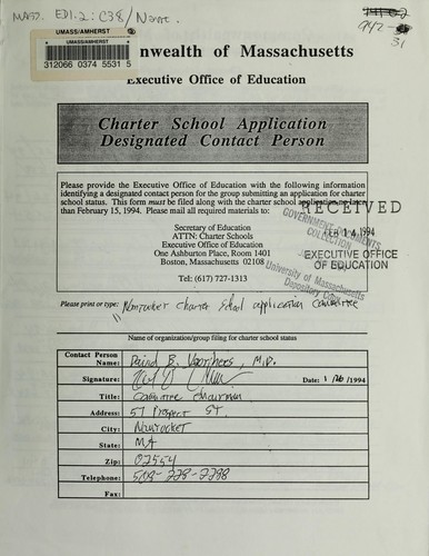 1994 charter school applications