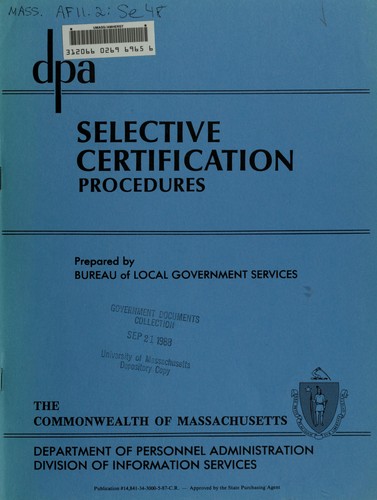 DPA selective certification procedures