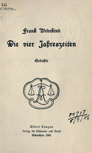 Die vier Jahrezeiten