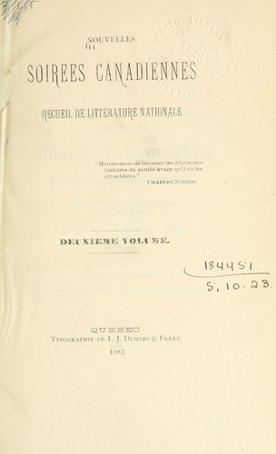 Nouvelles soirées canadiennes