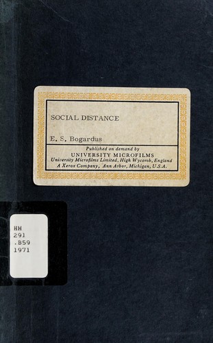 Social distance