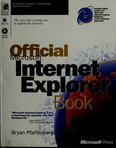 Official Microsoft Internet Explorer book.
