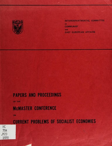 Current problems of socialist economies