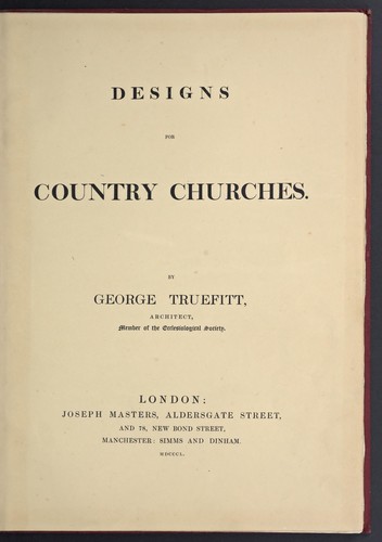 Designs for country churches