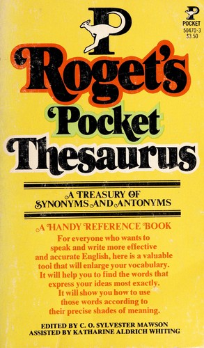 Roget's Pocket Thesaurus