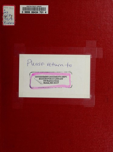 Water quality management plan: eis for cape cod