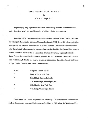 Early History Of Army Aviation