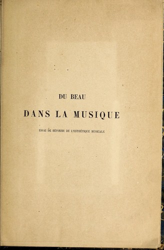 Du beau dans la musique
