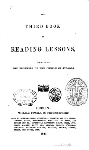 The Third book of reading lessons