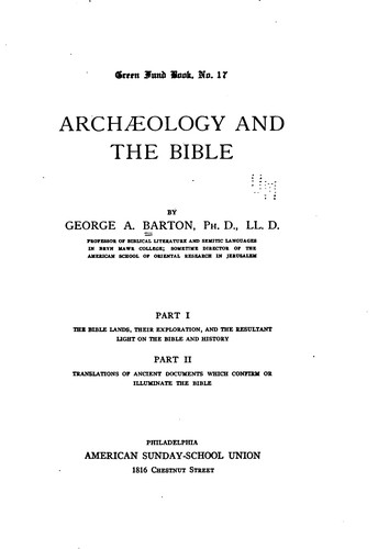 Archaeology and the Bible