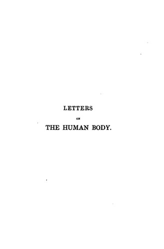 Letters on the Human Body