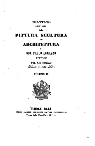 Trattato dell' arte della pittura, scultura ed architettura