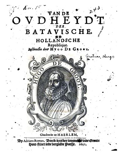 Van de ovdheydt der Batavische, nv Hollandsche Republique