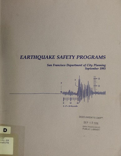Earthquake safety programs