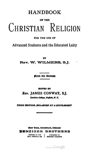 Handbook of the Christian religion