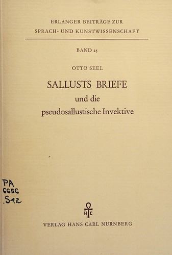 Sallusts Briefe und die pseudosallustische Invektive.