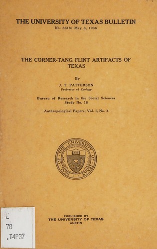 The corner-tang flint artifacts of Texas