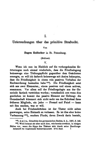 Zeitschrift für vergleichende Rechtswissenschaft, einschliesslich der ethnologischen Rechtsforschung