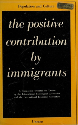 The positive contribution by immigrants