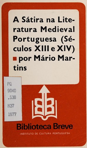 A sátira na literatura medieval portuguesa (séculos XIII e XIV)