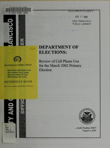 Department of Elections