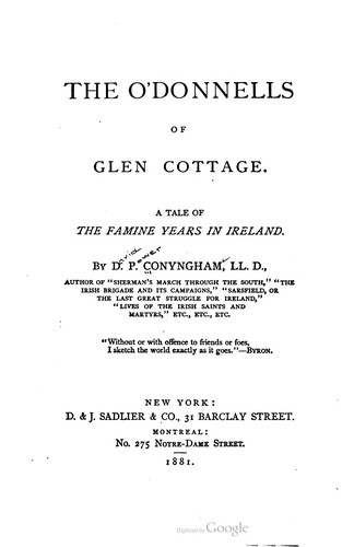 The O' Donnells Of Glen Cottage