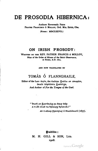 De prosodia hibernica