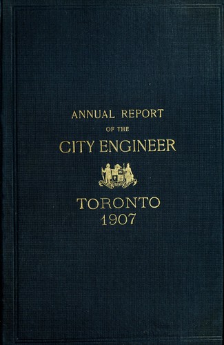 Report of the city engineer
