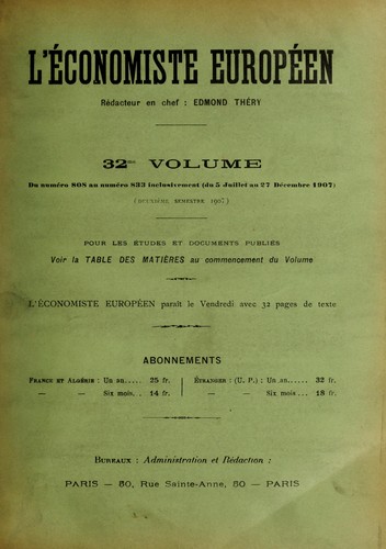 L'E conomiste europe en