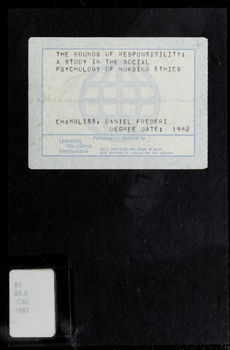 The bounds of responsibility