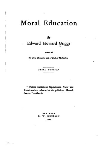 Moral Education