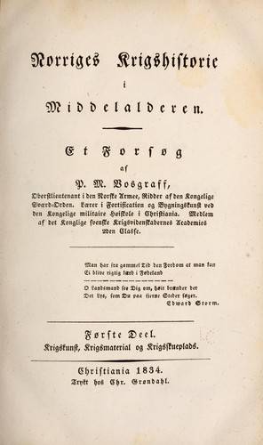 Norriges krigshistorie i middelalderen