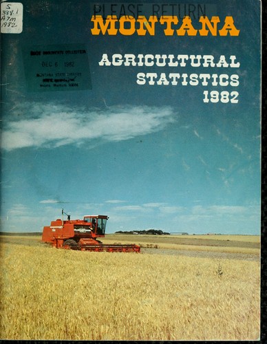 Montana agricultural statistics