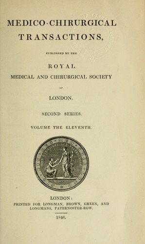 Medico-chirurgical transactions