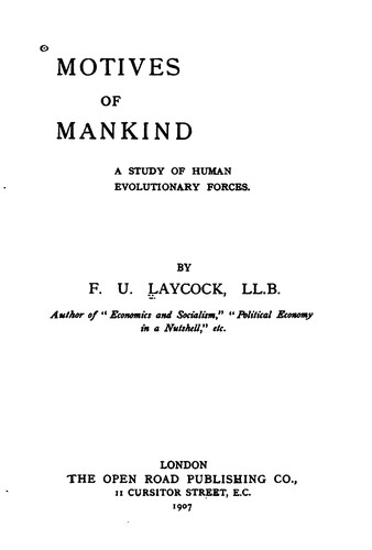 Motives of mankind