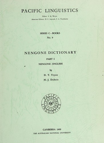 Nengone dictionary