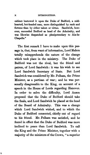 Correspondence, selected from the originals at Woburn abbey. With an intr. by lord J. Russell