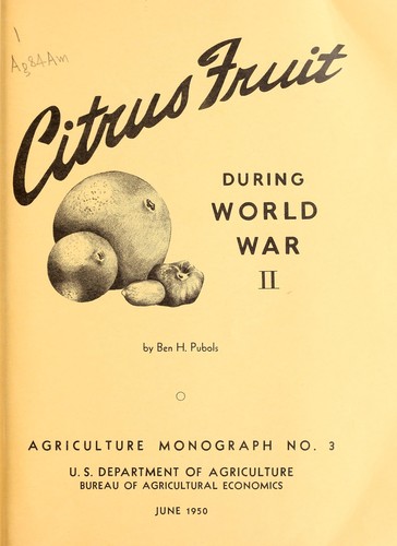 Citrus fruit during World War II