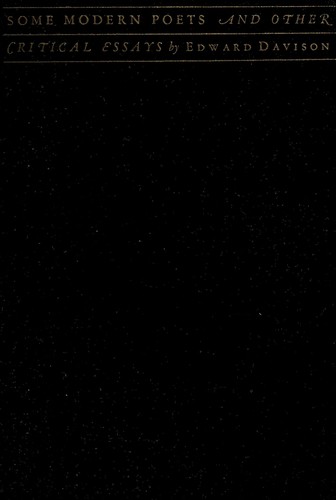 Some modern poets and other critical essays