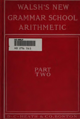 New Grammar School Arithmetic