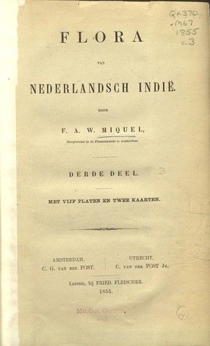 Flora van Nederlandsch Indië