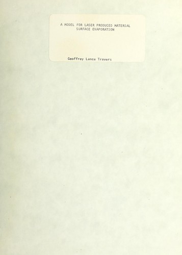 A model for laser produced material surface evaporation